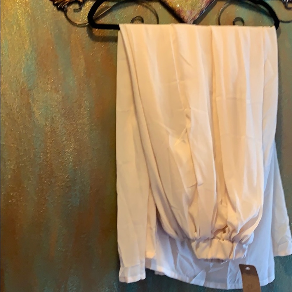 Long hippie sheer maxi skirt with elastic band